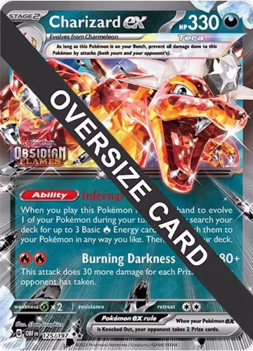 Charizard ex - 125/197 (125/197), Jumbo Cards — Pokémon card price