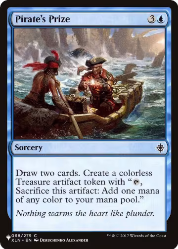 Pirate's Prize (068/279), The List Reprints — Magic card price