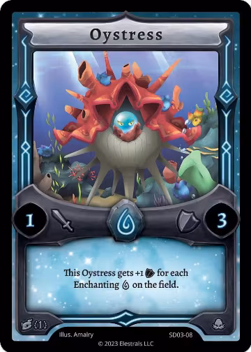 Oystress (SD03-08), Majesea Starter Deck [First Edition] — Elestrals card price