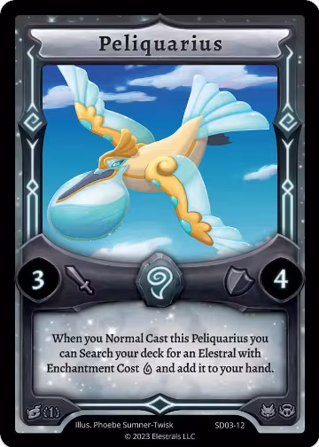 Peliquarius (SD03-12), Majesea Starter Deck [First Edition] — Elestrals card price