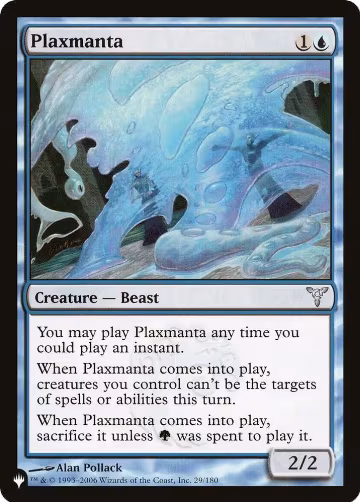 Plaxmanta (29/180), The List Reprints — Magic card price