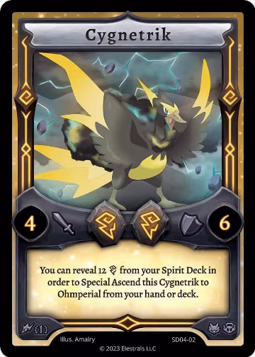 Cygnetrik (SD04-02), Ohmperial Starter Deck [First Edition] — Elestrals card price