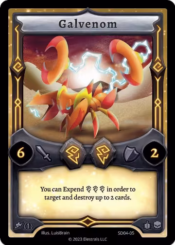 Galvenom (SD04-05), Ohmperial Starter Deck [First Edition] — Elestrals card price