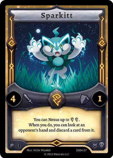 Sparkitt (SD04-07), Ohmperial Starter Deck [First Edition] — Elestrals card price