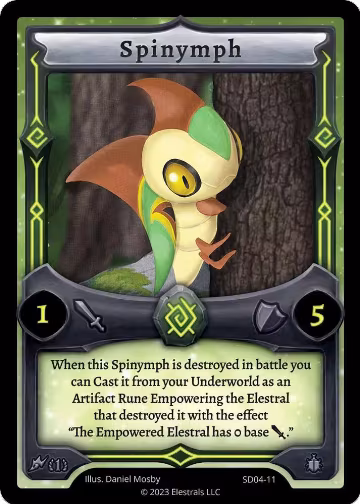 Spinymph (SD04-11), Ohmperial Starter Deck [First Edition] — Elestrals card price