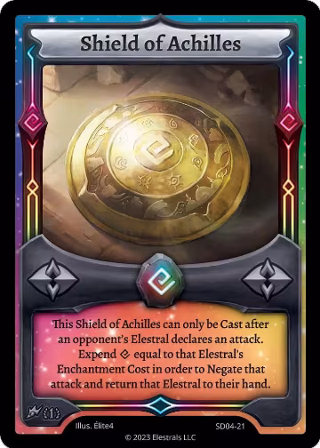 Shield of Achilles (SD04-21) — card price