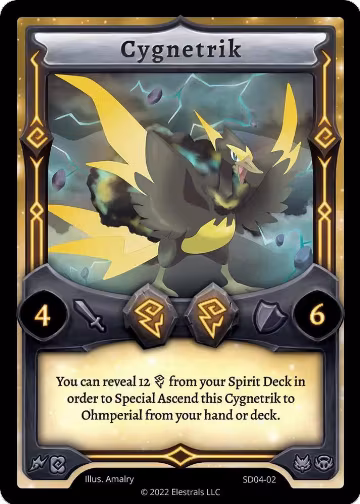 Cygnetrik (SD04-02), Ohmperial Starter Deck [Kickstarter Edition] — Elestrals card price