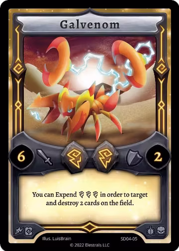 Galvenom (SD04-05), Ohmperial Starter Deck [Kickstarter Edition] — Elestrals card price