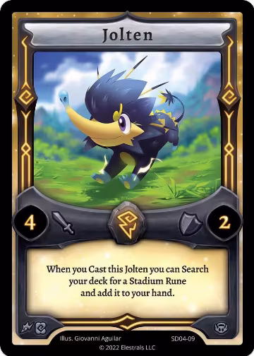 Jolten (SD04-09), Ohmperial Starter Deck [Kickstarter Edition] — Elestrals card price