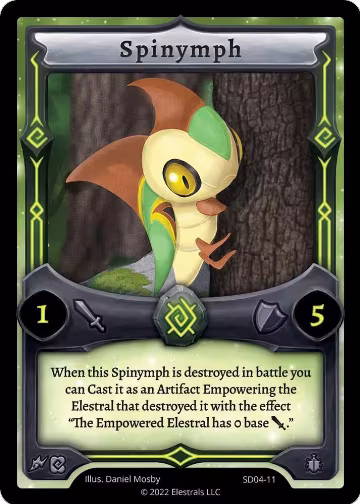 Spinymph (SD04-11), Ohmperial Starter Deck [Kickstarter Edition] — Elestrals card price