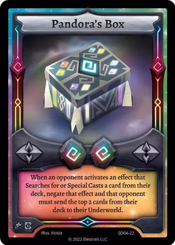 Pandora's Box (SD04-22) — card price