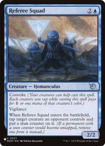 Referee Squad (0327), The List Reprints — Magic card price