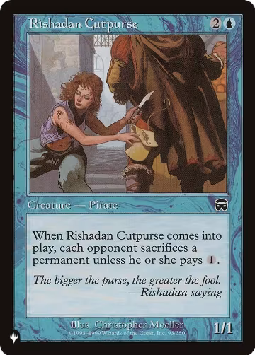 Rishadan Cutpurse (93/350), The List Reprints — Magic card price