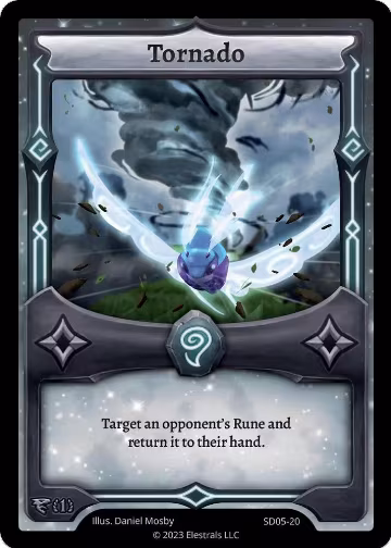Tornado (SD05-20), Penterror Starter Deck [First Edition] — Elestrals card price