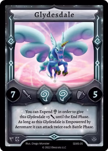 Glydesdale (SD05-05), Penterror Starter Deck [Kickstarter Edition] — Elestrals card price