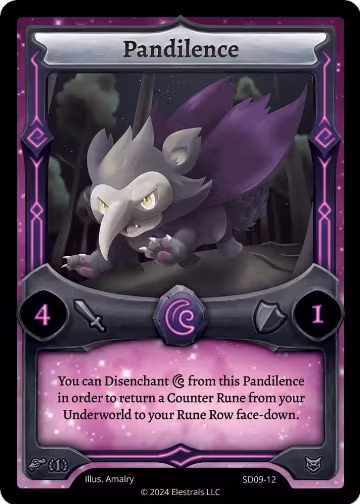 Pandilence (SD09-12), Pharogeist Starter Deck [First Edition] — Elestrals card price