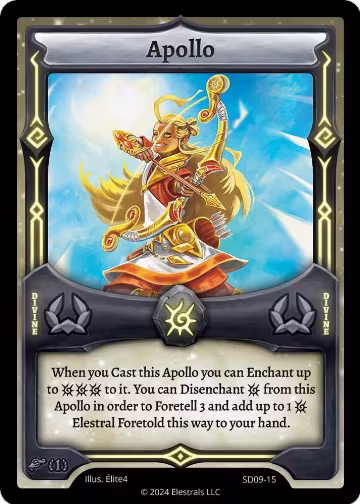 Apollo (SD09-15), Pharogeist Starter Deck [First Edition] — Elestrals card price