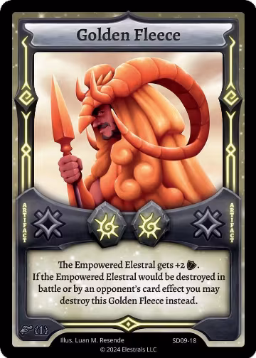 Golden Fleece (SD09-18), Pharogeist Starter Deck [First Edition] — Elestrals card price