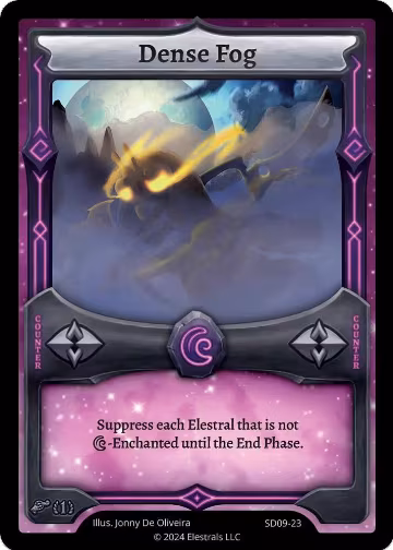 Dense Fog (SD09-23), Pharogeist Starter Deck [First Edition] — Elestrals card price