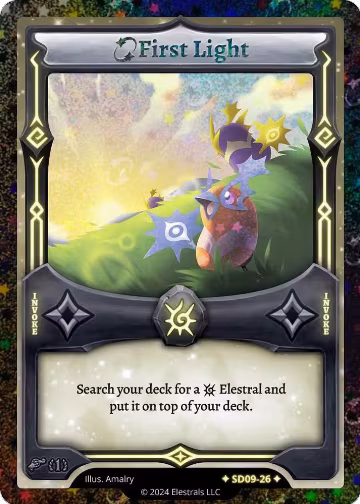 First Light (Stellar) (SD09-26) — card price