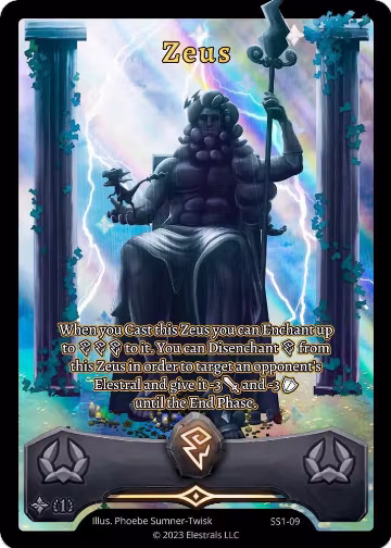 Zeus (SS1-09), Shattered Stars Chapter 1 [SS1] — Elestrals card price