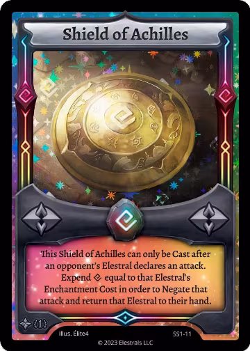 Shield of Achilles (SS1-11), Shattered Stars Chapter 1 [SS1] — Elestrals card price