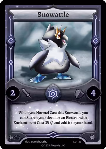 Snowattle (SS1-26), Shattered Stars Chapter 1 [SS1] — Elestrals card price