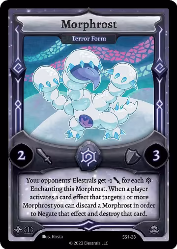 Morphrost - Terror Form (SS1-28), Shattered Stars Chapter 1 [SS1] — Elestrals card price