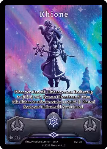 Khione (SS1-31), Shattered Stars Chapter 1 [SS1] — Elestrals card price