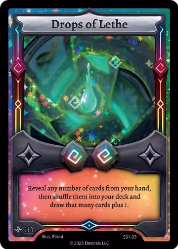 Drops of Lethe (SS1-33), Shattered Stars Chapter 1 [SS1] — Elestrals card price