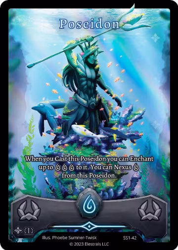 Poseidon (SS1-42), Shattered Stars Chapter 1 [SS1] — Elestrals card price