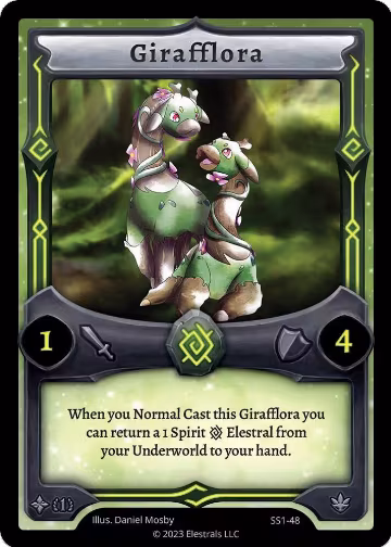 Girafflora (SS1-48), Shattered Stars Chapter 1 [SS1] — Elestrals card price