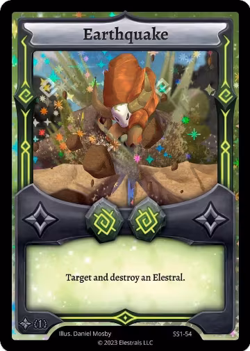Earthquake (SS1-54), Shattered Stars Chapter 1 [SS1] — Elestrals card price