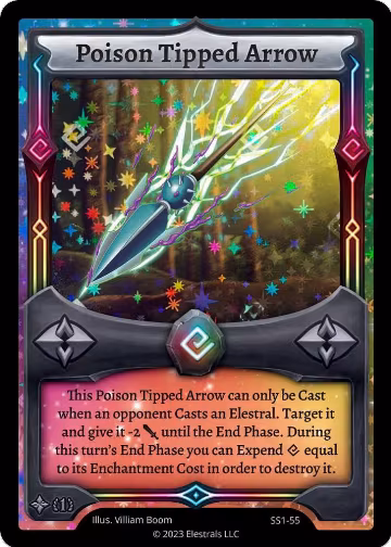 Poison Tipped Arrow (SS1-55), Shattered Stars Chapter 1 [SS1] — Elestrals card price