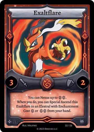 Exaltflare (SS1-58), Shattered Stars Chapter 1 [SS1] — Elestrals card price