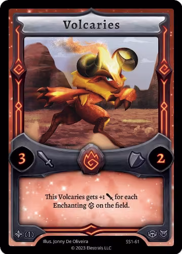 Volcaries (SS1-61), Shattered Stars Chapter 1 [SS1] — Elestrals card price