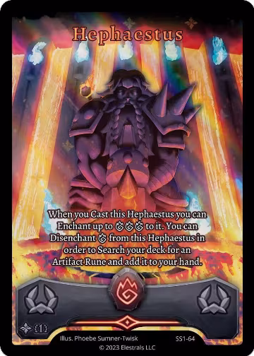 Hephaestus (SS1-64), Shattered Stars Chapter 1 [SS1] — Elestrals card price