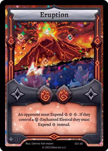 Eruption (SS1-65), Shattered Stars Chapter 1 [SS1] — Elestrals card price