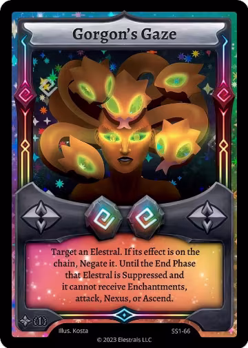 Gorgon's Gaze (SS1-66), Shattered Stars Chapter 1 [SS1] — Elestrals card price