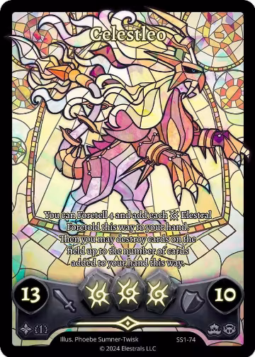 Celestleo (SS1-74), Shattered Stars Chapter 1 [SS1] — Elestrals card price