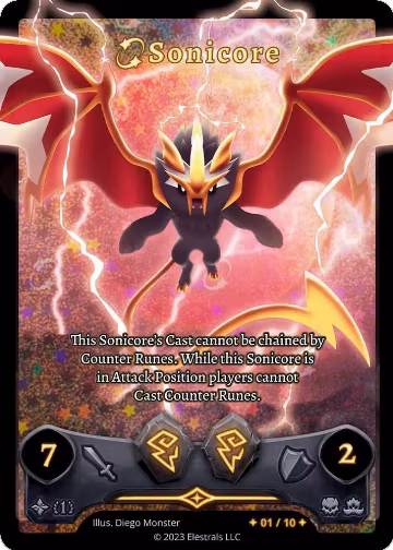 Sonicore (Serialized) (/10), Shattered Stars Chapter 1 [SS1] — Elestrals card price