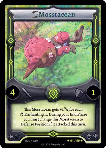 Mosstacean (Serialized) (/99), Shattered Stars Chapter 1 [SS1] — Elestrals card price
