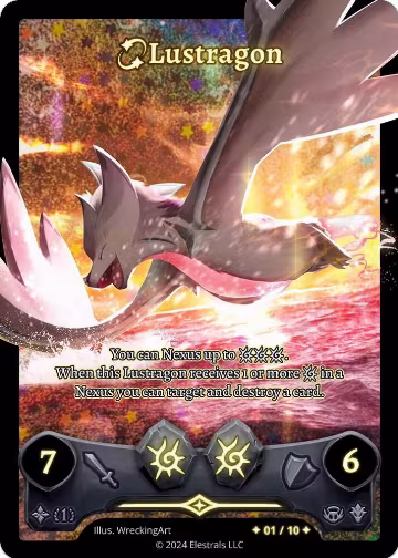 Lustragon (Serialized) (/10), Shattered Stars Chapter 1 [SS1] — Elestrals card price
