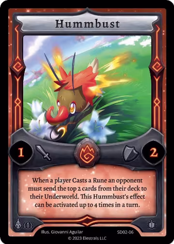 Hummbust (SD02-06), Trifernal Starter Deck [First Edition] — Elestrals card price