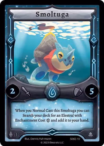 Smoltuga (SD02-10), Trifernal Starter Deck [First Edition] — Elestrals card price