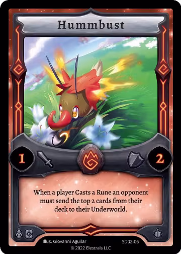 Hummbust (SD02-06), Trifernal Starter Deck [Kickstarter Edition] — Elestrals card price