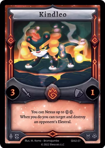Kindleo (SD02-07), Trifernal Starter Deck [Kickstarter Edition] — Elestrals card price