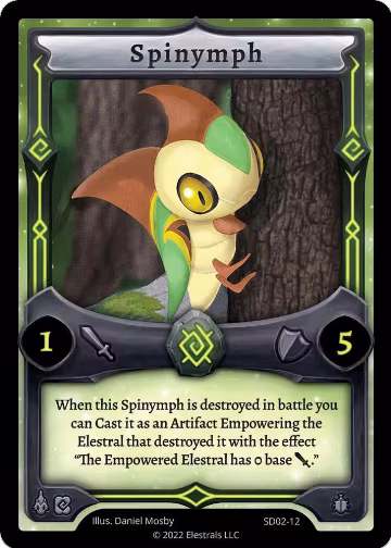 Spinymph (SD02-12), Trifernal Starter Deck [Kickstarter Edition] — Elestrals card price