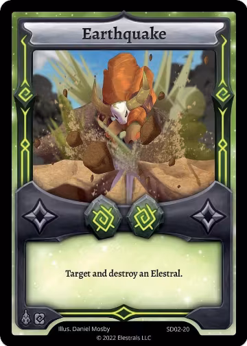 Earthquake (SD02-20) — card price