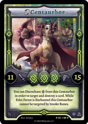 Centaurbor (Serialized) (/99), Centaurbor Starter Deck [First Edition] — Elestrals card price